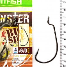 Крючки HITFISH Monster Offset Hook 